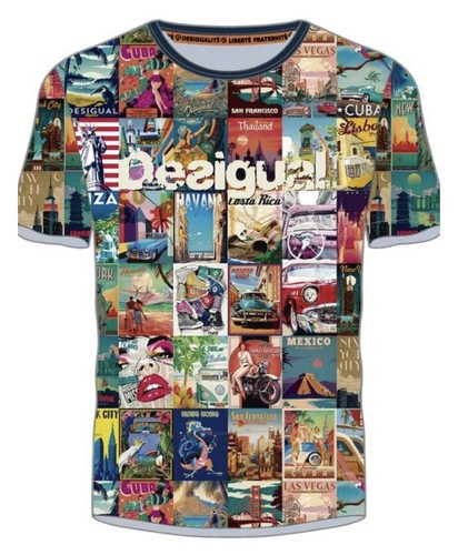 Desigual cartolina maglietta - cartolina,