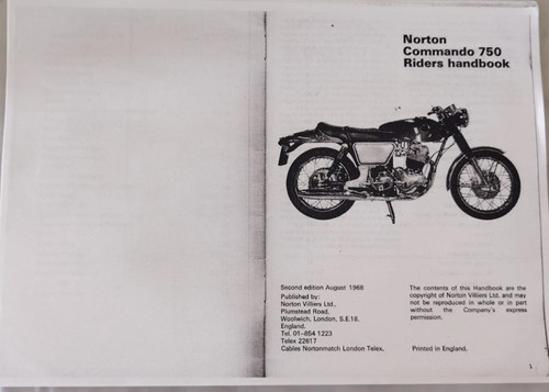Norton commando 750 riders - norton,