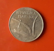 10 LIRE 1981 ERRORE - SECONDA