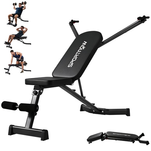 Sportnow panca pesi - pesi, pieghevole