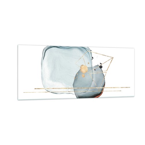 Quadro vetro 100x40cm una - su,