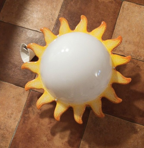 Lampadario sole - lampadario,