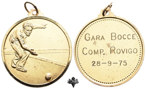 1975 medaglia sportiva gara - medaglia,