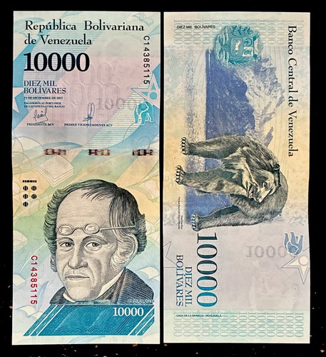 Venezuela 10000 diez - venezuela,