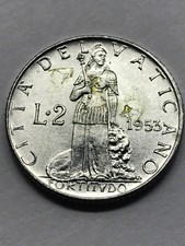 1953 Vatican City 2 Lire AU