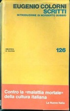 SCRITTI COLORNI EUGENIO LA