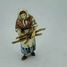 Contadina che raccoglie legna cm.10 San Gregorio Armeno presepe Moranduzzo Landi