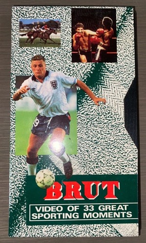 Rare brut aftershave vhs video - rare,