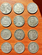 Lotto12 monete indocina spagna - lotto12,