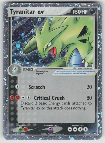 Tyranitar 017 - ex, (holo)