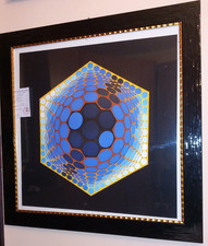 VICTOR VASARELY cm. 70x70 Tano