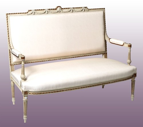 Divanetto due posti legno - divanetto,