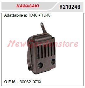 Marmitta silenziatore kawasaki - silenziatore,