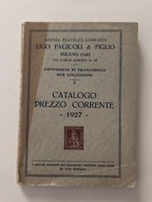 Commercio FRANCOBOLLI per Collezione. Catalogo 1927. Agenzia UGO FAGIUOLI Milano