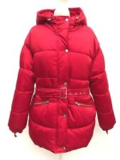 Zara Rosso Piumino Cappotto