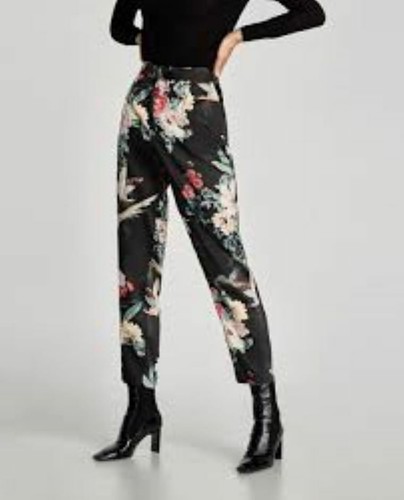 Nwt zara printed trousers - nwt,
