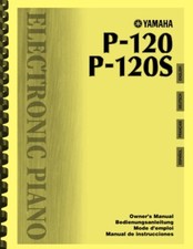 Pianoforte elettronico Yamaha P-120 P-120S MANUALE DEL PROPRIETARIO