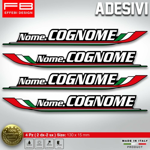Adesivi nome cognome nick name - adesivi,