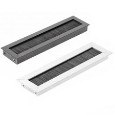 Passacavi Angolare Per Scrivania Canale Per Cavi In Metallo Con Spazzola