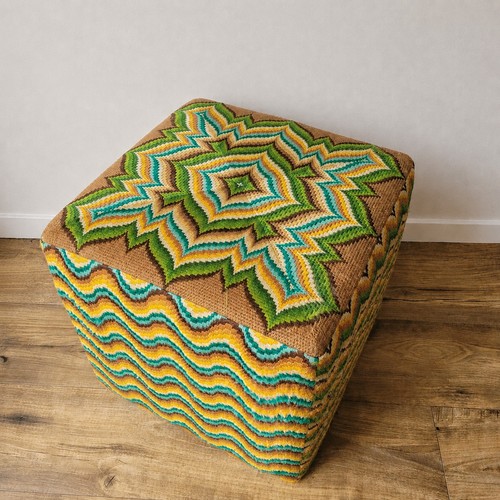 Pouf poggiapiedi vintage - , anni