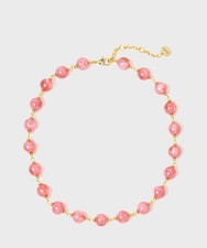 Sodini Ester girocollo a sfere traslucide, rosa 832204X