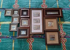 Quadretti foglia argento - quadretti,