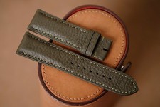 Cinturino in pelle Epsom verde