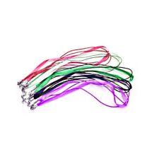 2 PZ BASE COLLANA RASO E COTONE 5 mm COLORI MISTI bigiotteria ciondoli