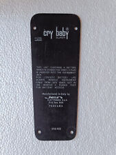 Jen Cry Baby super wah wha back plate