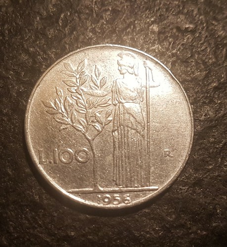 100 lire del 1956 - 100,