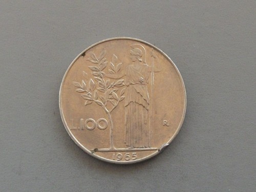 Italia 100 lire 1965