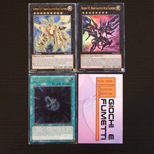 LOTTO 3 CARTE NUMERO 107 E C107 in italiano YUGIOH rarità MISTE yu-gi-oh! AFFARE