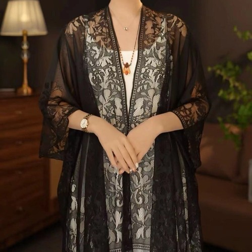 Elegante scialle pizzo - elegante, da