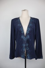 EGON FURSTENBERG BLAZER GIACCA DONNA Tg 48 WOMAN VINTAGE CASUAL JACKET LOGO