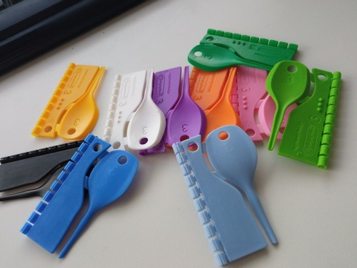 Anelli colorati plastica - di,