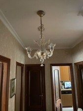 Lampadario da soffitto la Murrina  in vetro di Murano 3 Luci