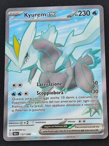 Carta pokemon kyurem - kyurem, ex