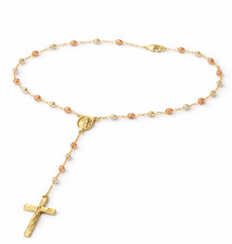 Collana Perline Rosario Gesù