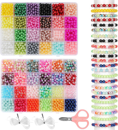2400 pezzi colori perline - pezzi,