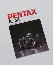 Pentax LX Camera Lens Brochure Catalogo in Italiano 1990 formato a4 Nuovissimo