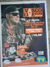 VASCO ROSSI - MANIFESTO 86 x 62 - VASCO LIVE COM COLLECTION