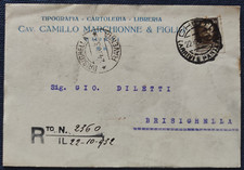 CAMILLO MARCHIONNE & FIGLIO  CARTOLERIA - CHIETI 1932 COMMERCIALE TESTATINA 3579