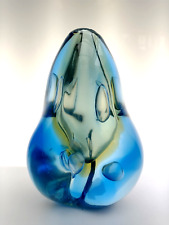 Vaso scultura in vetro