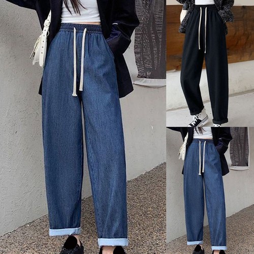 Pantaloni jeans larghi dritti