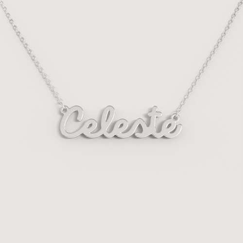 Collana nome donna acciaio - collana,
