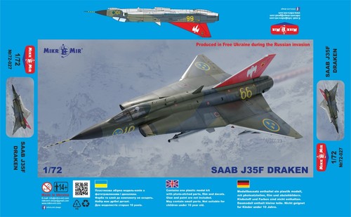 027 mikro mir svedese - 72-027, saab