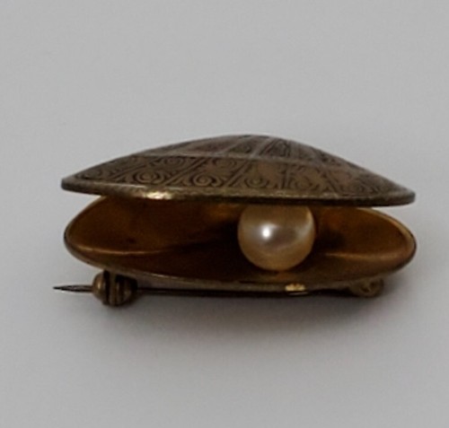 Morsetto conchiglia vintage - morsetto,