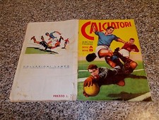 ALBUM CALCIATORI 1959 1960 COMPLETO PROVA LAMPO FIGURINE CARTONATE UNICO IN ITAL
