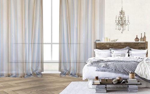 Tenda coquette trasparente - tenda,