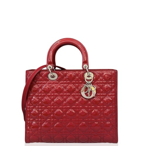 Dior large lady - large, red
